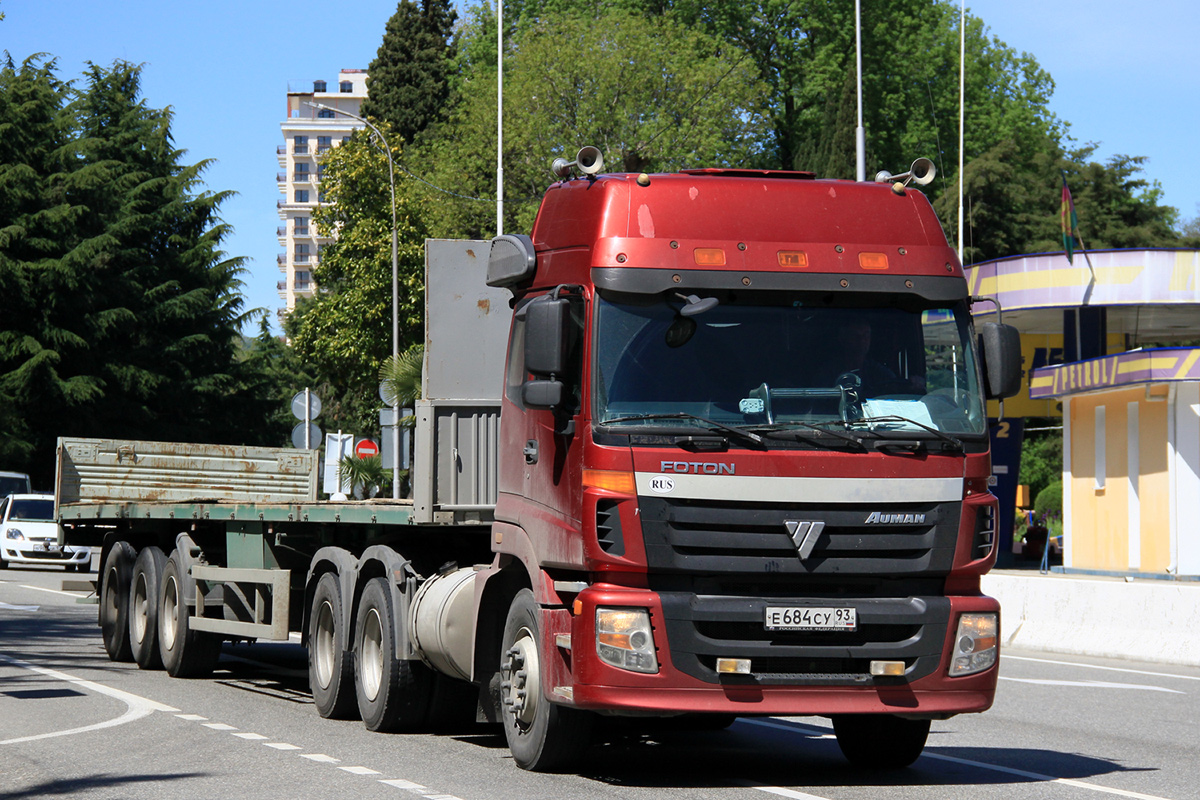 Краснодарский край, № Е 684 СУ 93 — Foton Auman ETX / TX (H3) BJ425x