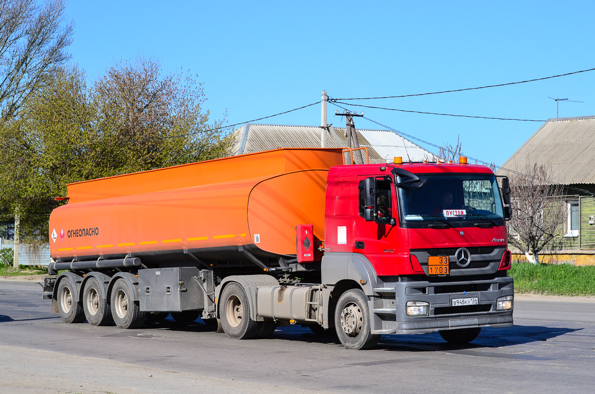 Волгоградская область, № В 948 КУ 134 — Mercedes-Benz Axor 1840 [Z9M]