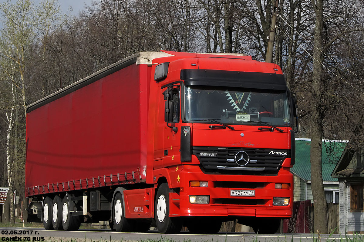 Курская область, № К 727 АУ 46 — Mercedes-Benz Actros ('1997) 1843