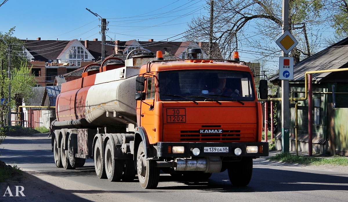 Тамбовская область, № Н 139 ОА 68 — КамАЗ-54115 (общая модель)