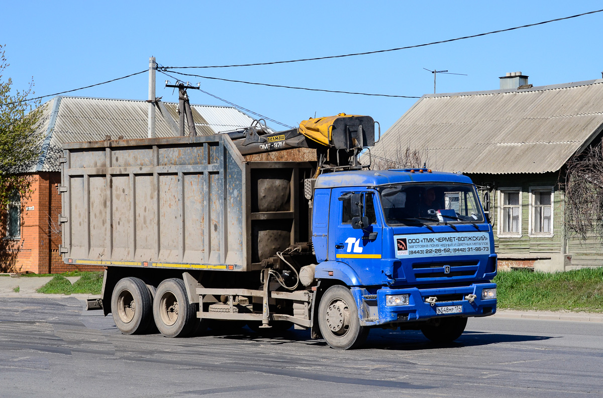 Волгоградская область, № В 548 МР 134 — КамАЗ-65115 (общая модель)