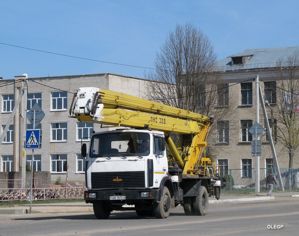 Витебская область, № АВ 1672-2 — МАЗ-5337 (общая модель)