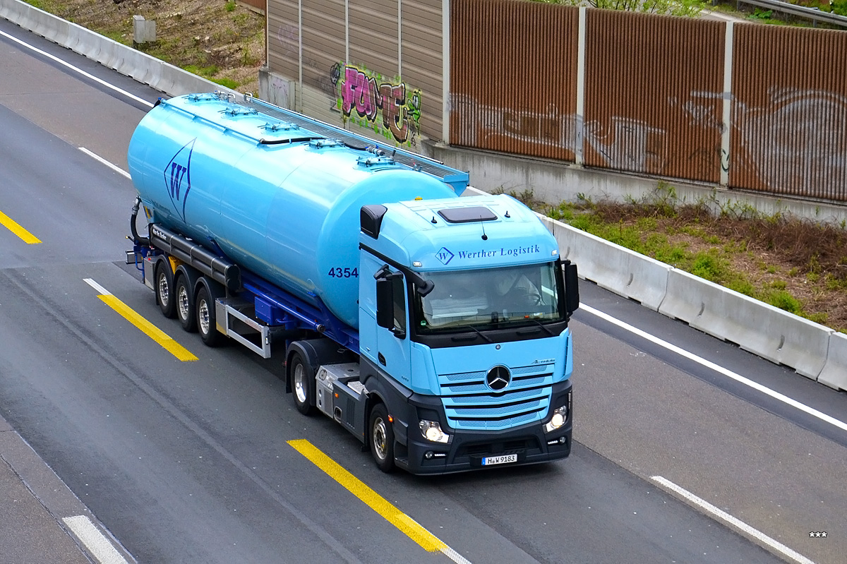 Германия, № H-W 9183 — Mercedes-Benz Actros ('2011) 1843