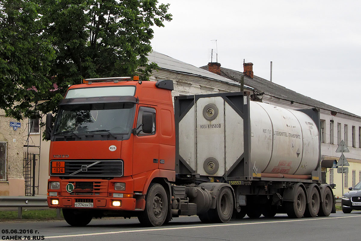 Ярославская область, № С 774 ХН 76 — Volvo ('1993) FH12.420