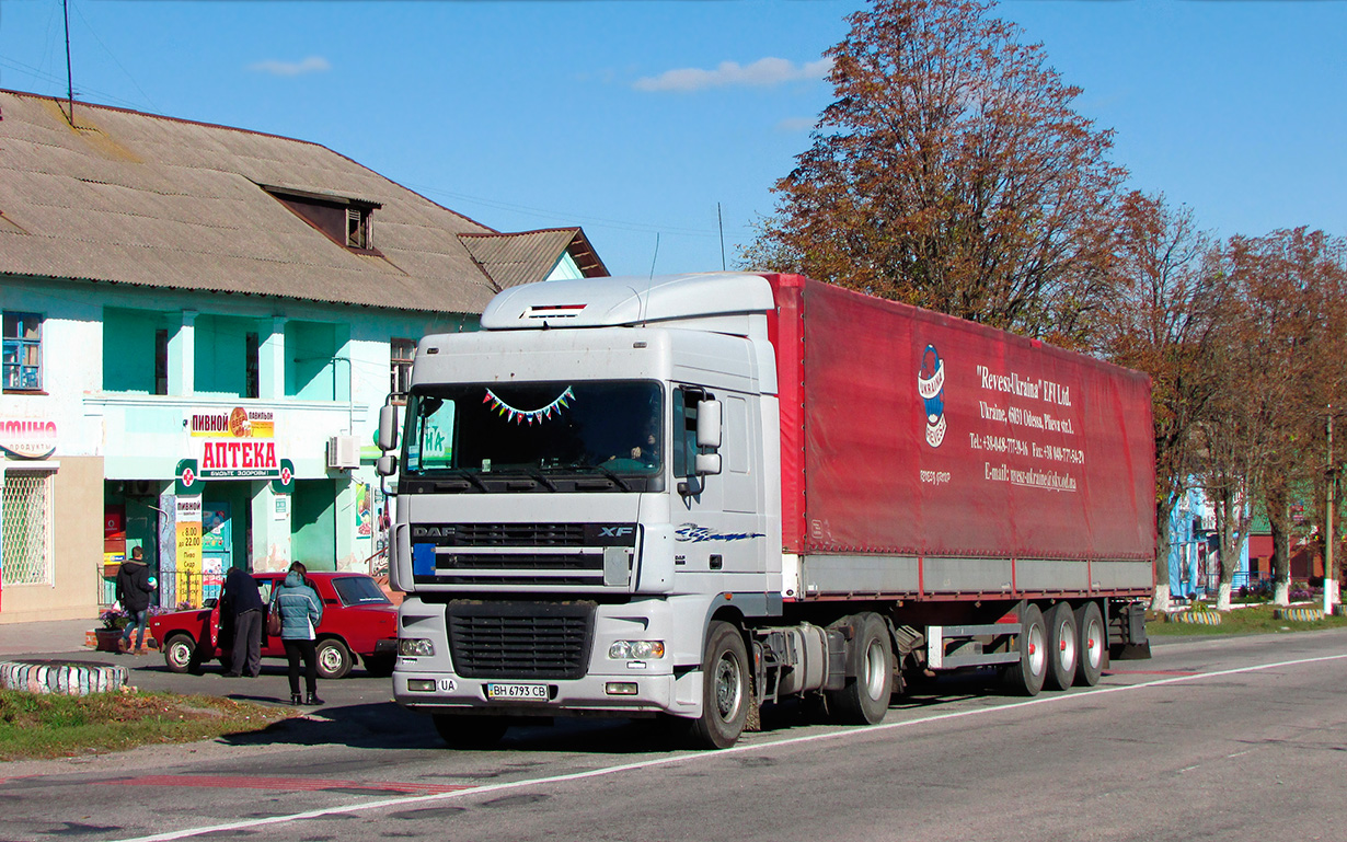 Одесская область, № ВН 6793 СВ — DAF XF95 FT