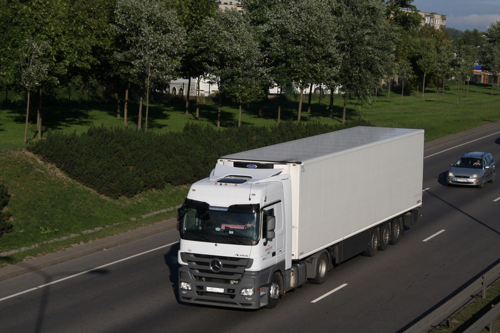 Москва, № Н 485 ОС 777 — Mercedes-Benz Actros ('2009) 1844