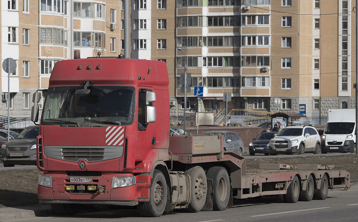 Москва, № У 003 ВТ 777 — Renault Premium ('2006)