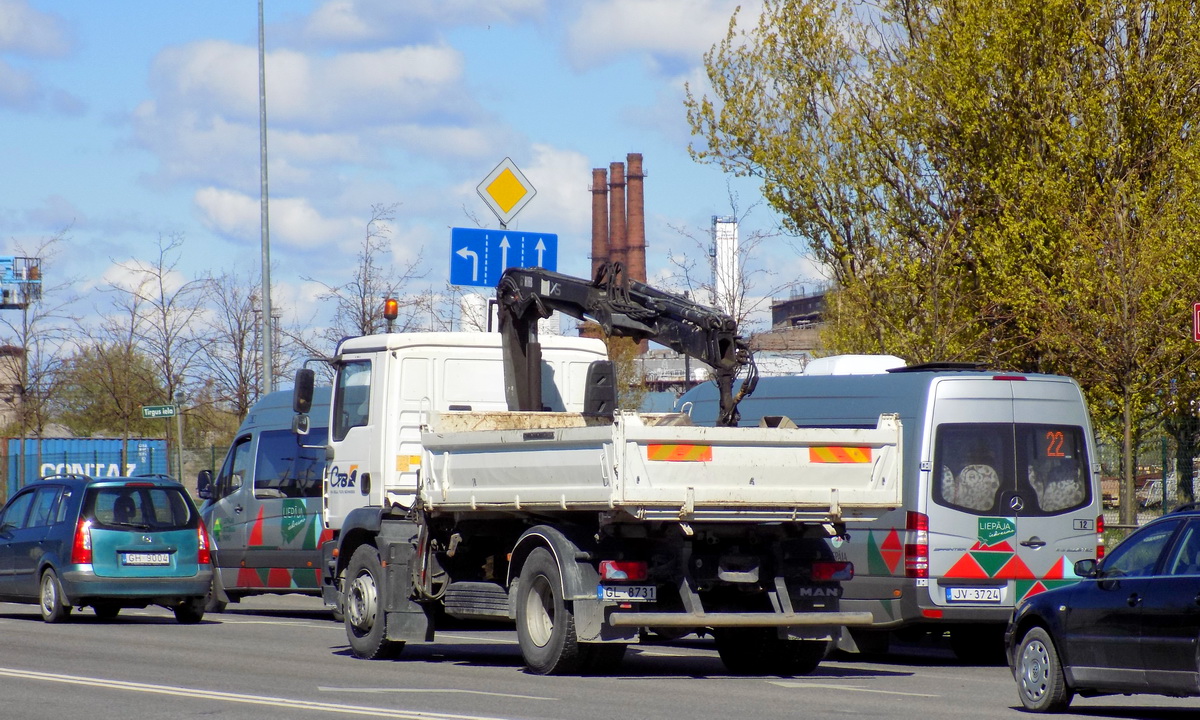 Латвия, № GL-8731 — MAN TGM (общая модель)