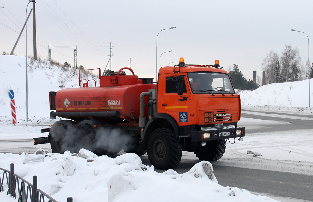 Красноярский край, № Н 333 КР 124 — КамАЗ-43114-15 [43114R]