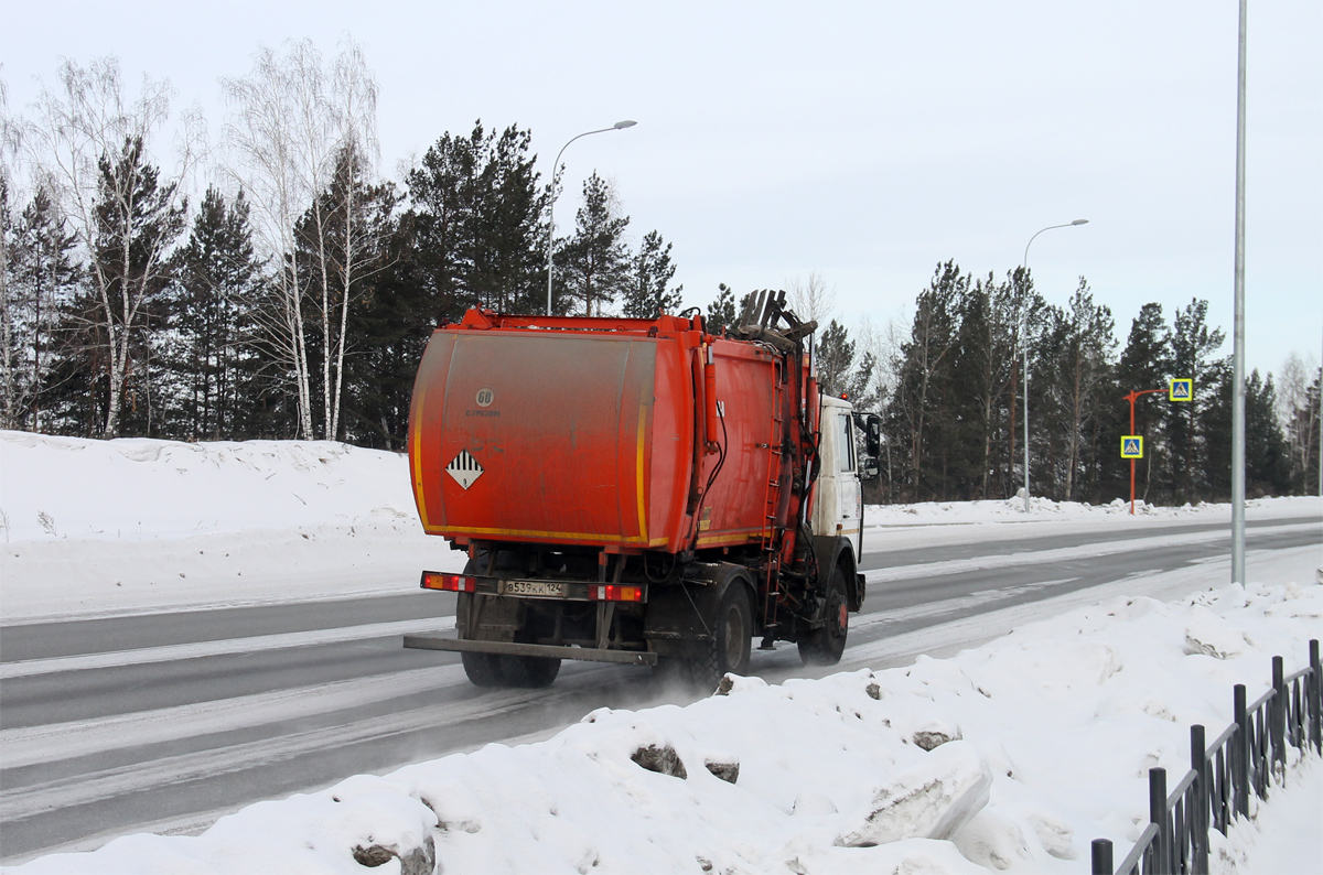 Красноярский край, № В 539 КК 124 — МАЗ-5337A2