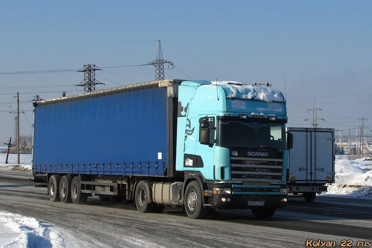 Новосибирская область, № Н 204 СК 154 — Scania ('1996) R124L