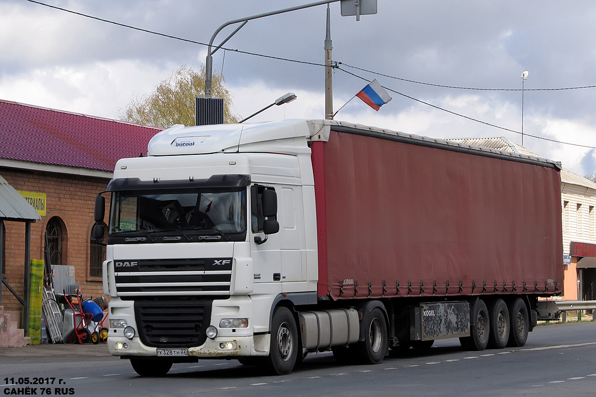 Алтайский край, № Х 328 ТН 22 — DAF XF105 FT