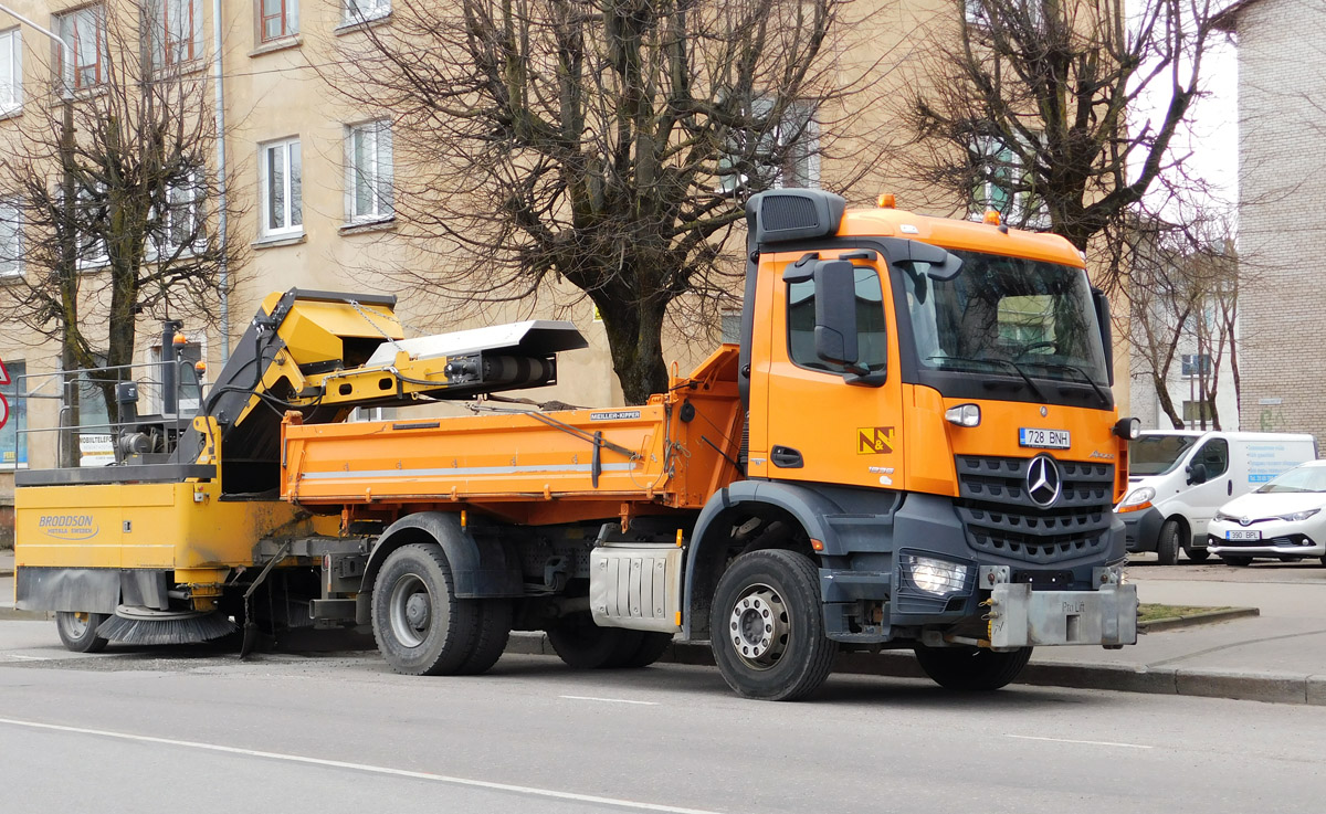 Эстония, № 728 BNH — Mercedes-Benz Arocs (общ.м)