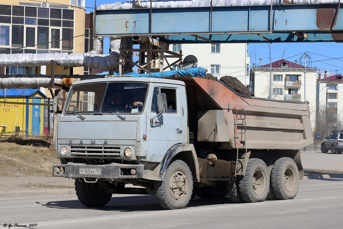 Саха (Якутия), № Р 163 ВХ 14 — КамАЗ-55111 [551110]