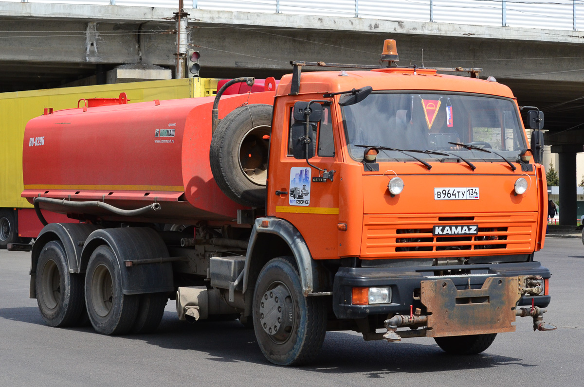 Волгоградская область, № В 964 ТУ 134 — КамАЗ-65115-62