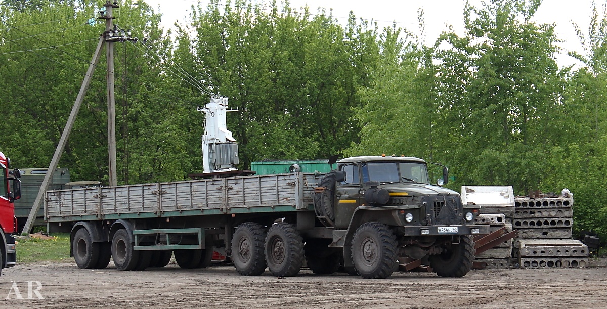 Тамбовская область, № Н 434 НС 68 — Урал-44202