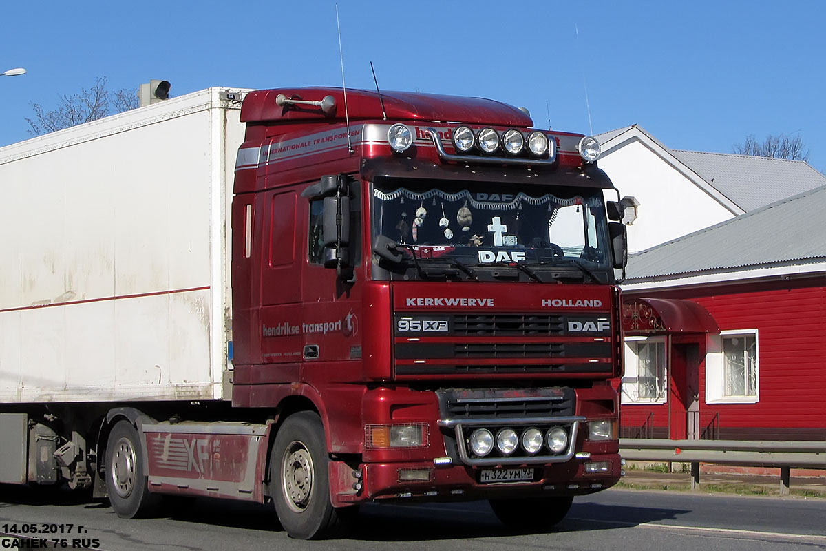 Краснодарский край, № Н 322 УМ 93 — DAF 95XF FT