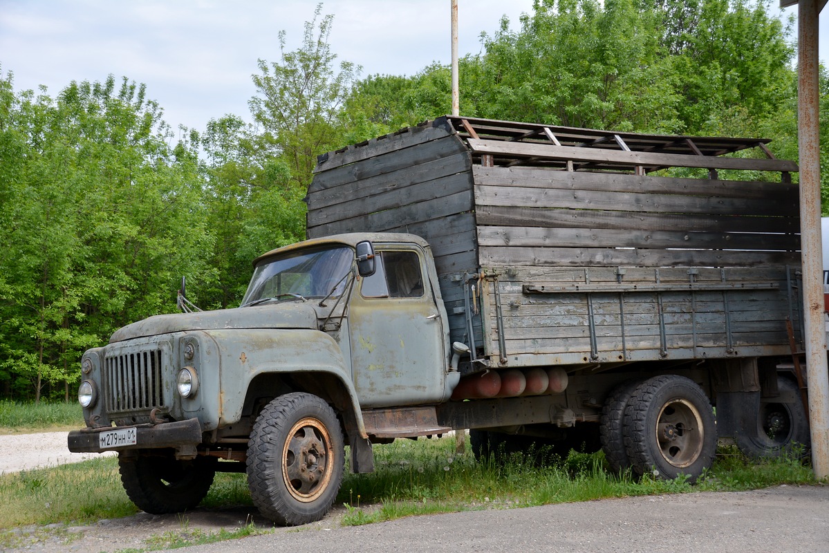 Адыгея, № М 279 НН 01 — ГАЗ-52-28