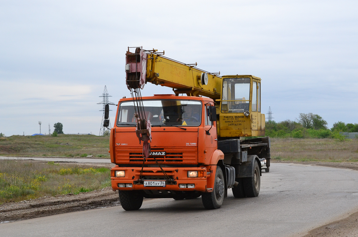 Волгоградская область, № А 801 ХУ 34 — КамАЗ-53605-62