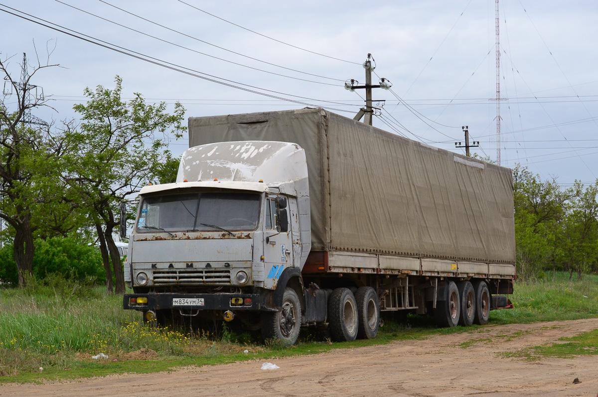 Волгоградская область, № М 834 УМ 34 — КамАЗ-54112