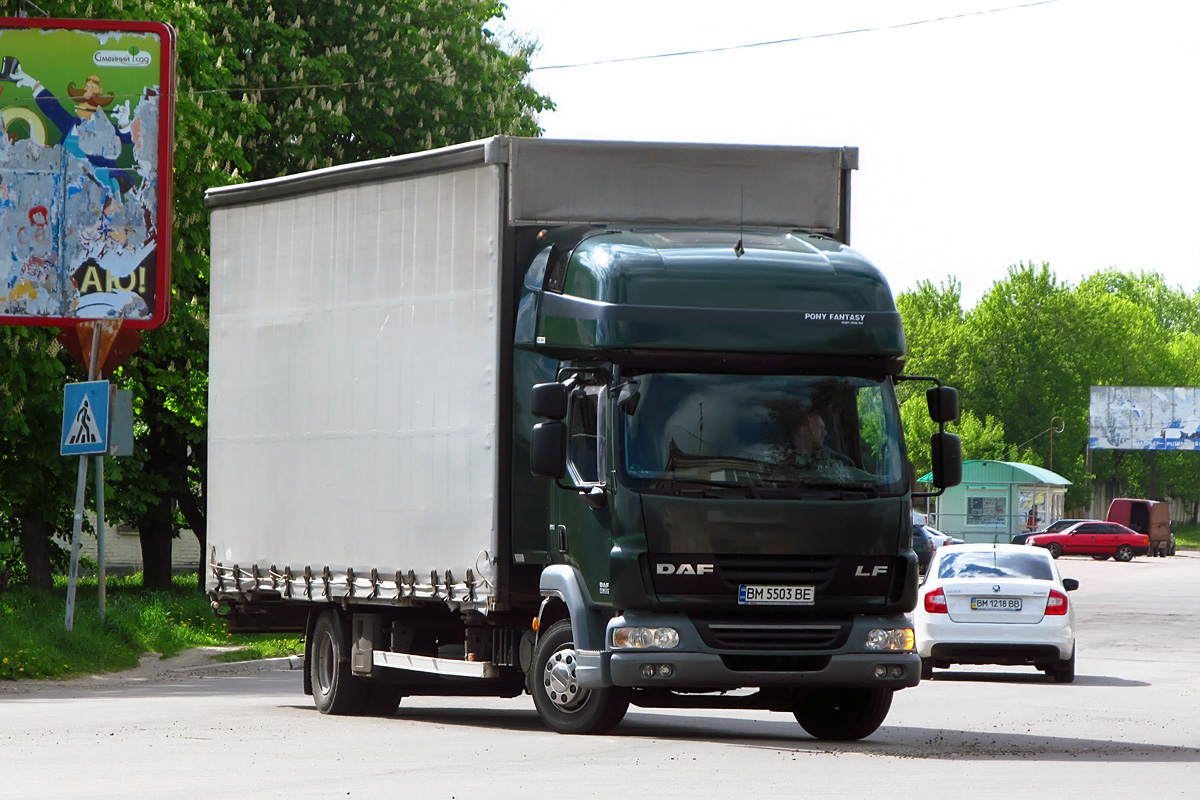 Сумская область, № ВМ 5503 ВЕ — DAF LF45 FA