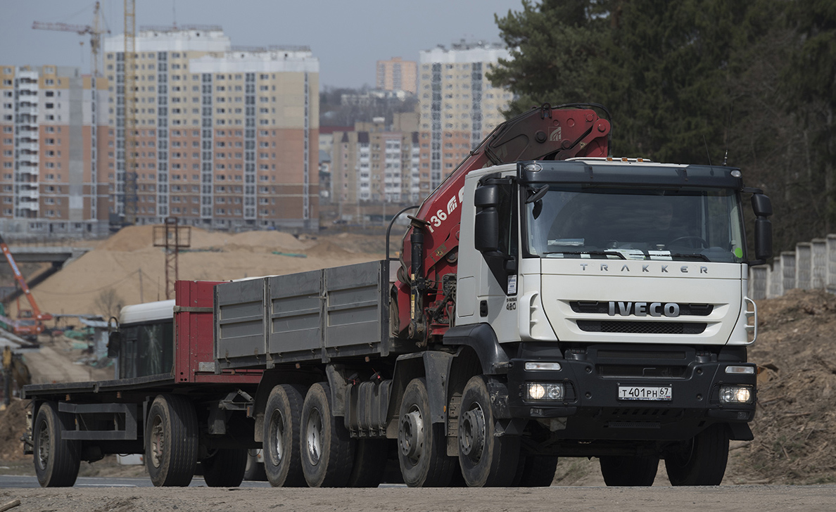 Смоленская область, № Т 401 РН 67 — IVECO Trakker ('2007)