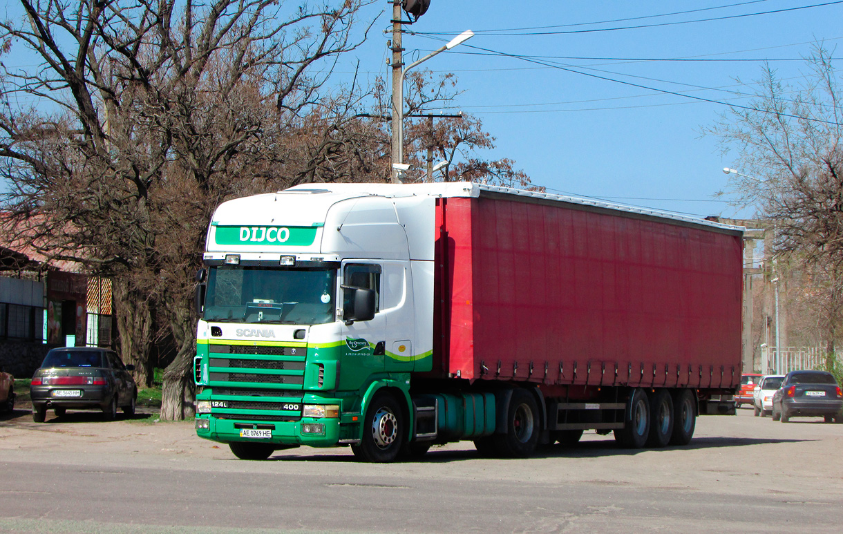 Днепропетровская область, № АЕ 0769 НЕ — Scania ('1996) R124L