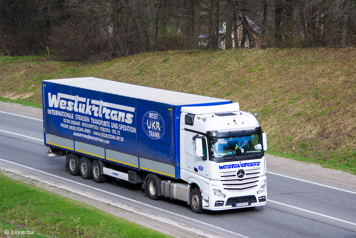 Львовская область, № ВС 0327 ЕХ — Mercedes-Benz Actros ('2011) 1848