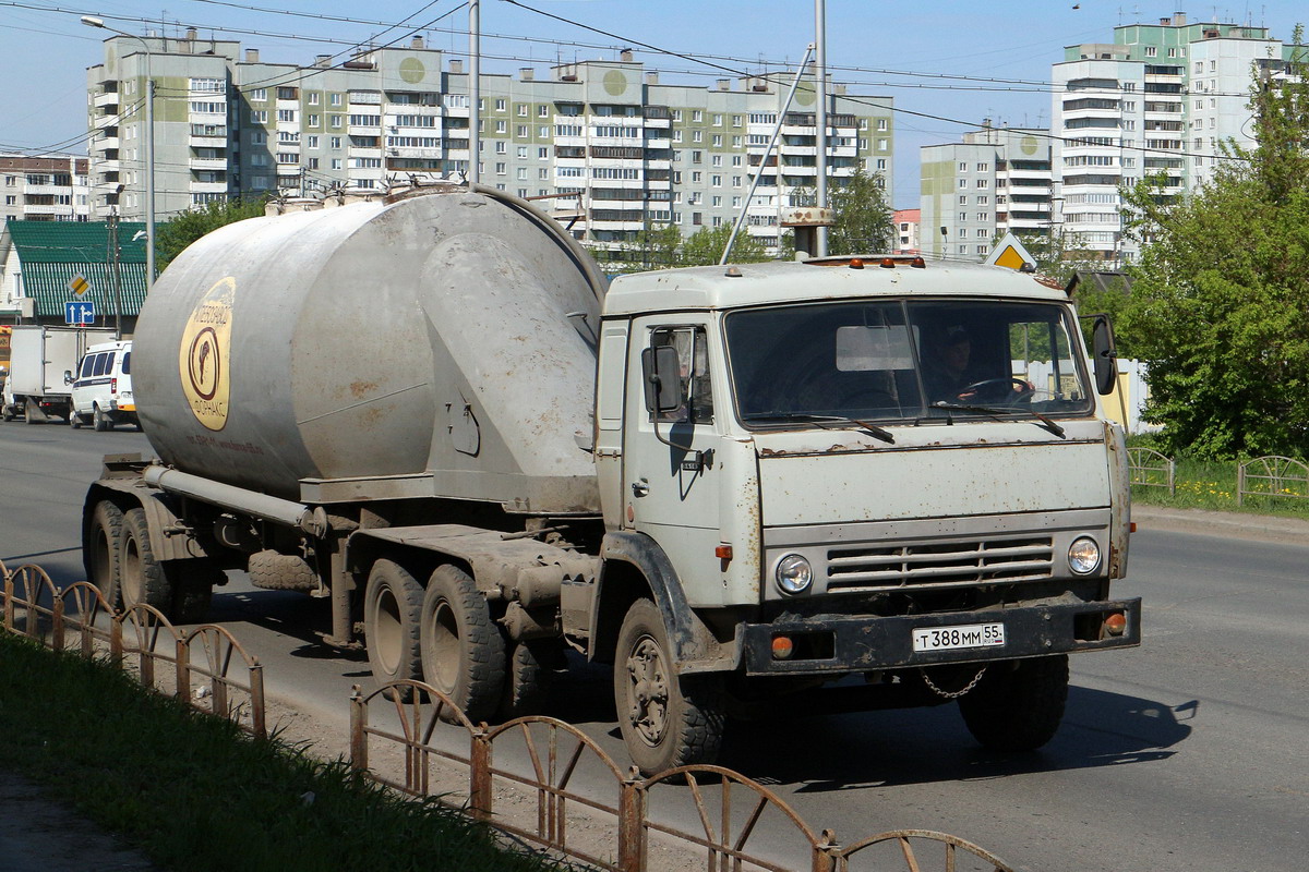 Омская область, № Т 388 ММ 55 — КамАЗ-5511