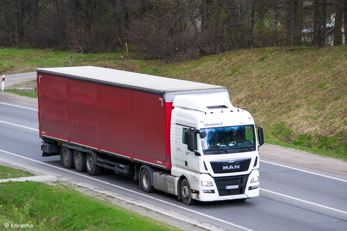 Словакия, № BL-283KO — MAN TGX ('2012) 18.480