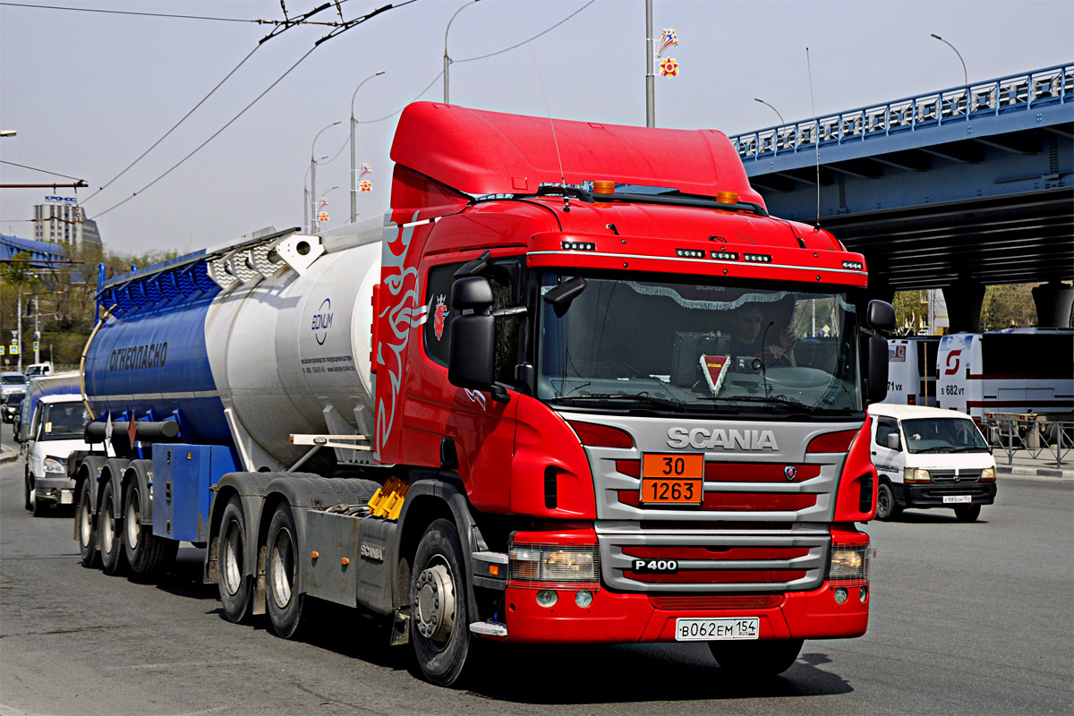 Новосибирская область, № В 062 ЕМ 154 — Scania ('2011) P400