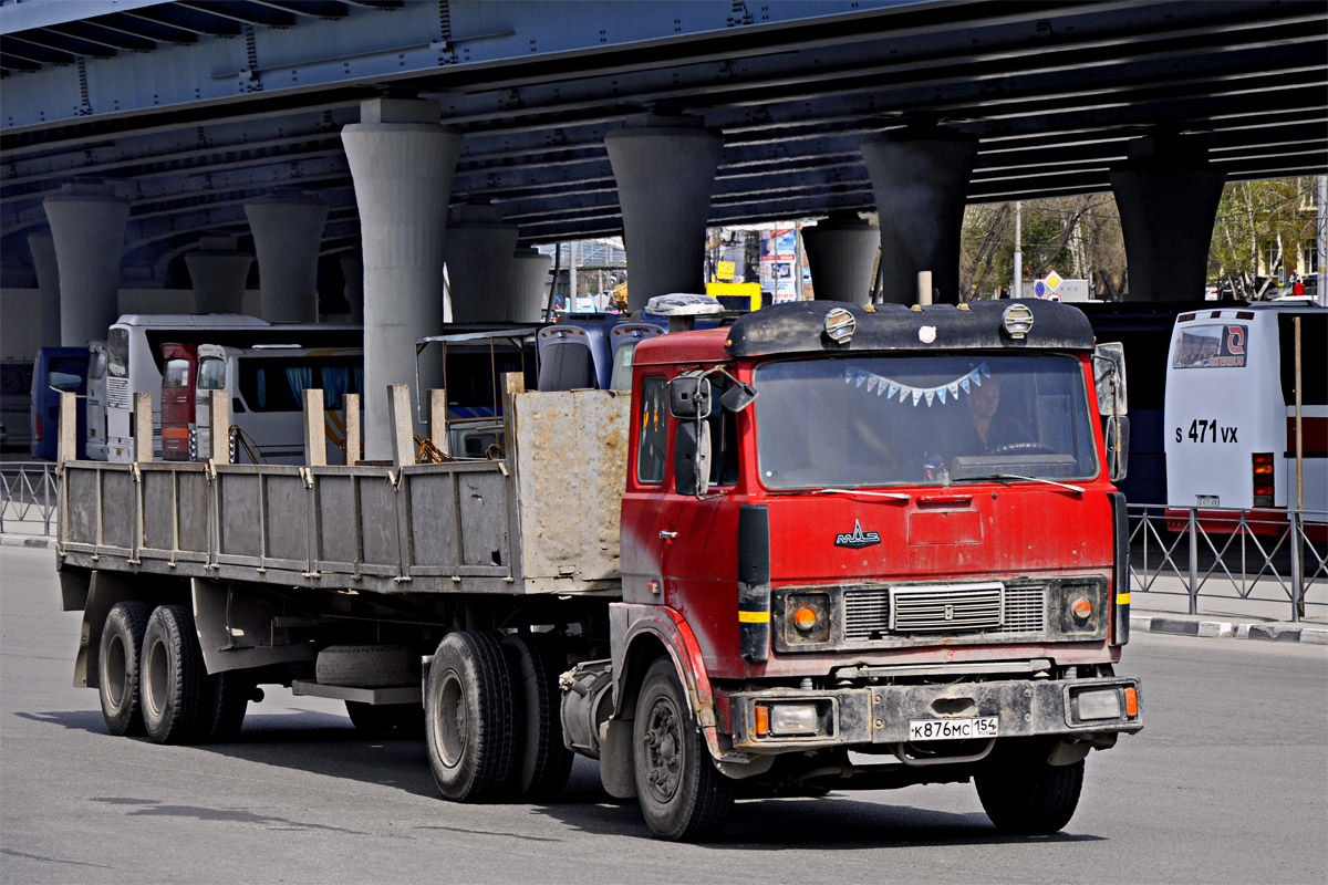 Новосибирская область, № К 876 МС 154 — МАЗ-54323