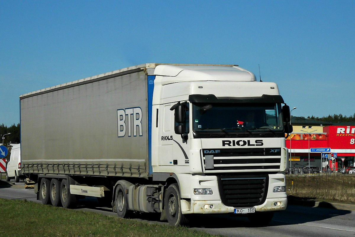 Латвия, № KO-150 — DAF XF105 FT