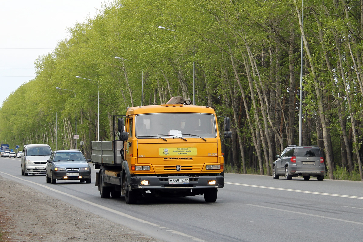 Тюменская область, № М 549 РА 72 — КамАЗ-4308 [430800]