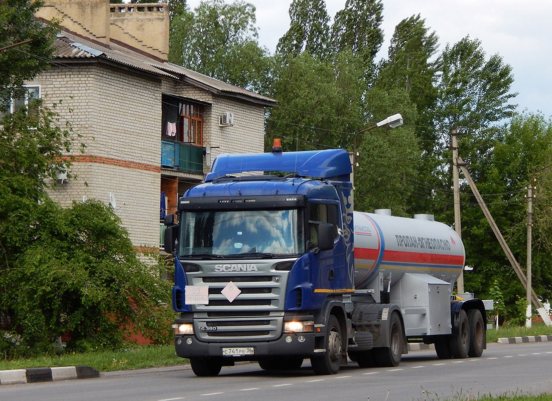 Воронежская область, № С 741 РЕ 36 — Scania ('2004) G380