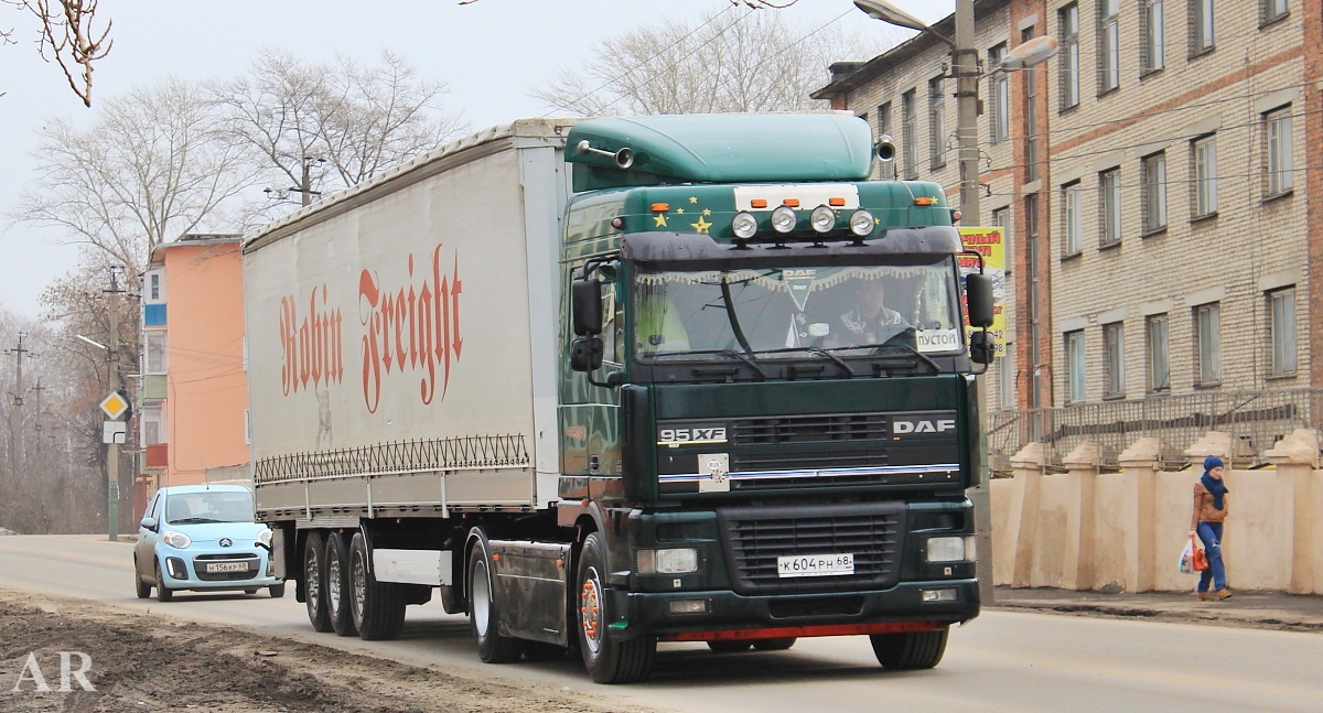 Тамбовская область, № К 604 РН 68 — DAF XF95 FT