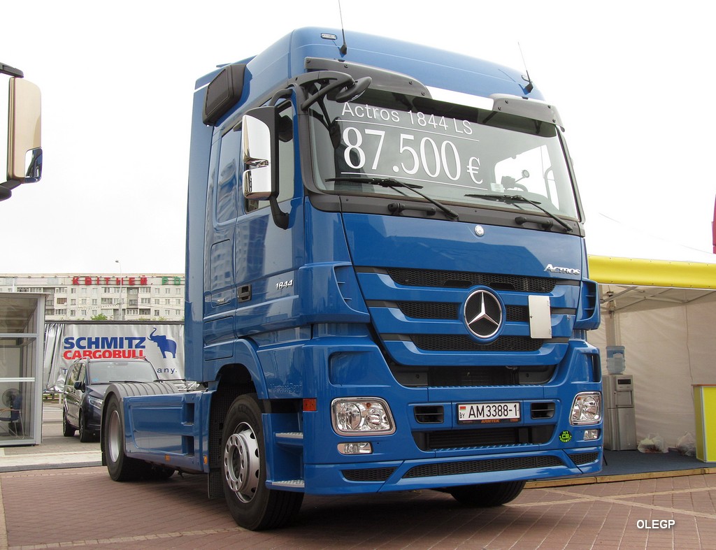 Брестская область, № АМ 3388-1 — Mercedes-Benz Actros ('2009) 1844; Минск — Выставка "БАМАП-2017"