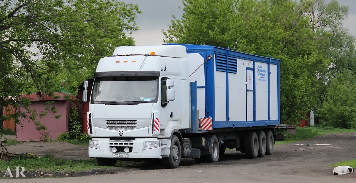 Челябинская область, № У 776 НР 174 — Renault Premium ('2006) [X9P]