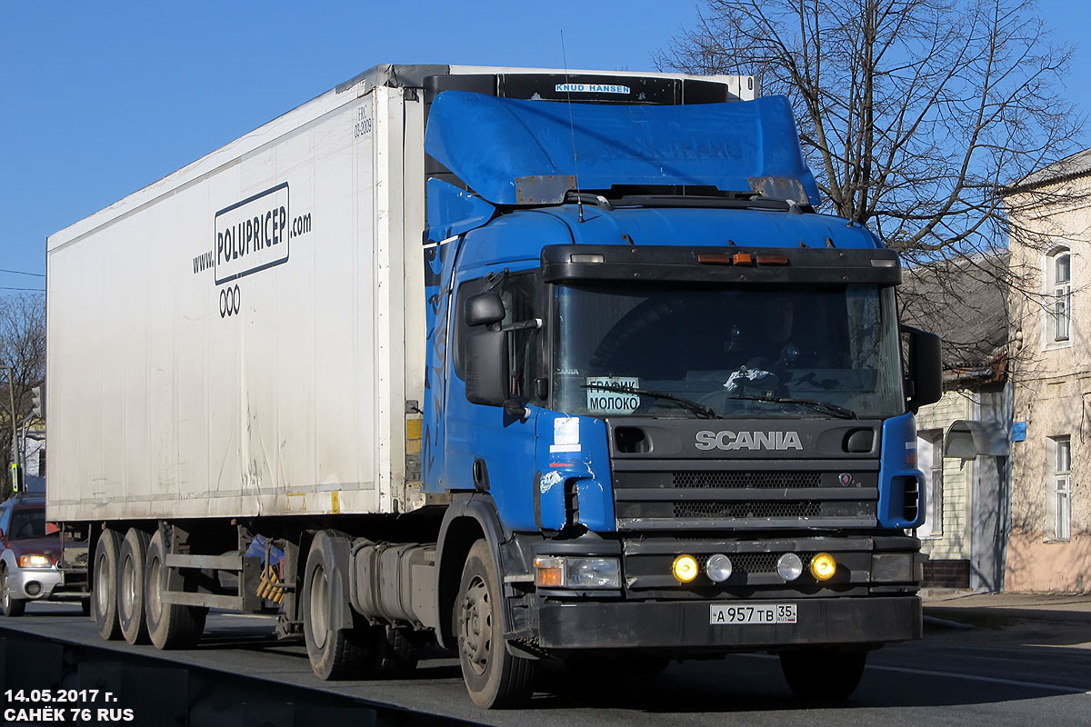 Вологодская область, № А 957 ТВ 35 — Scania ('1996) P340