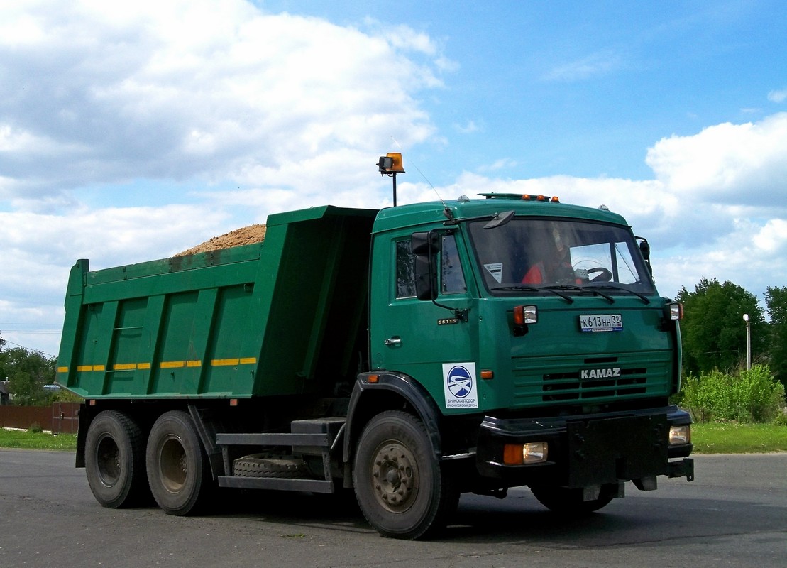 Брянская область, № К 613 НН 32 — КамАЗ-65115-62