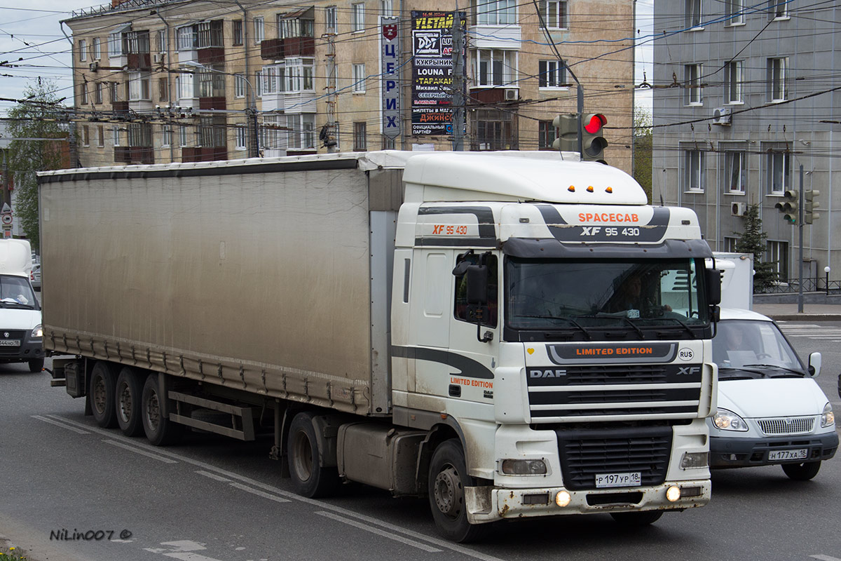 Удмуртия, № Р 197 УР 18 — DAF XF95 FT