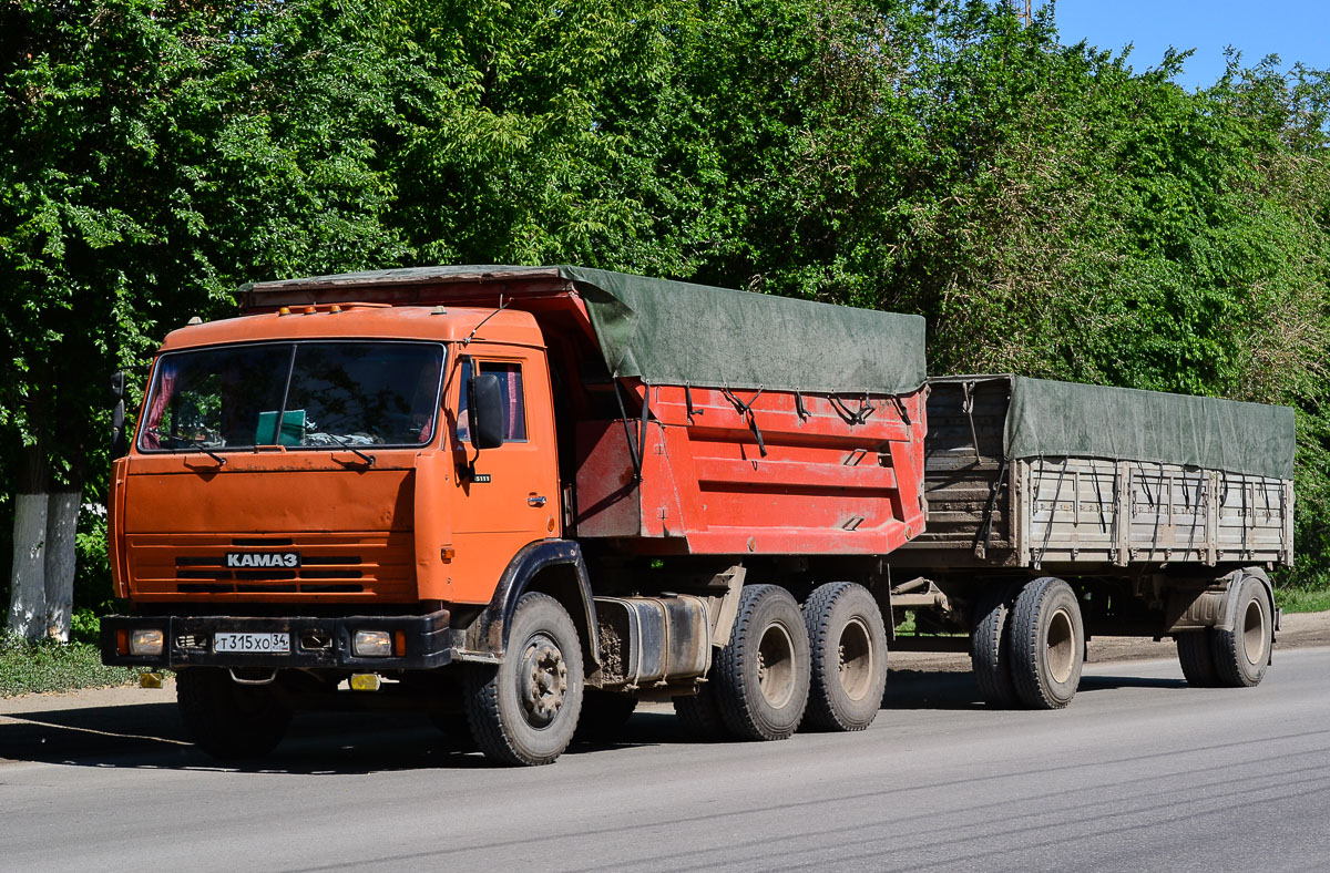 Волгоградская область, № Т 315 ХО 34 — КамАЗ-55111-02 [55111C]