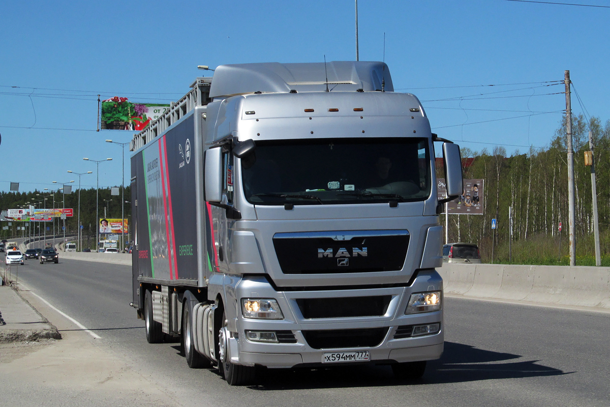 Москва, № Х 594 ММ 777 — MAN TGX ('2007) 18.400