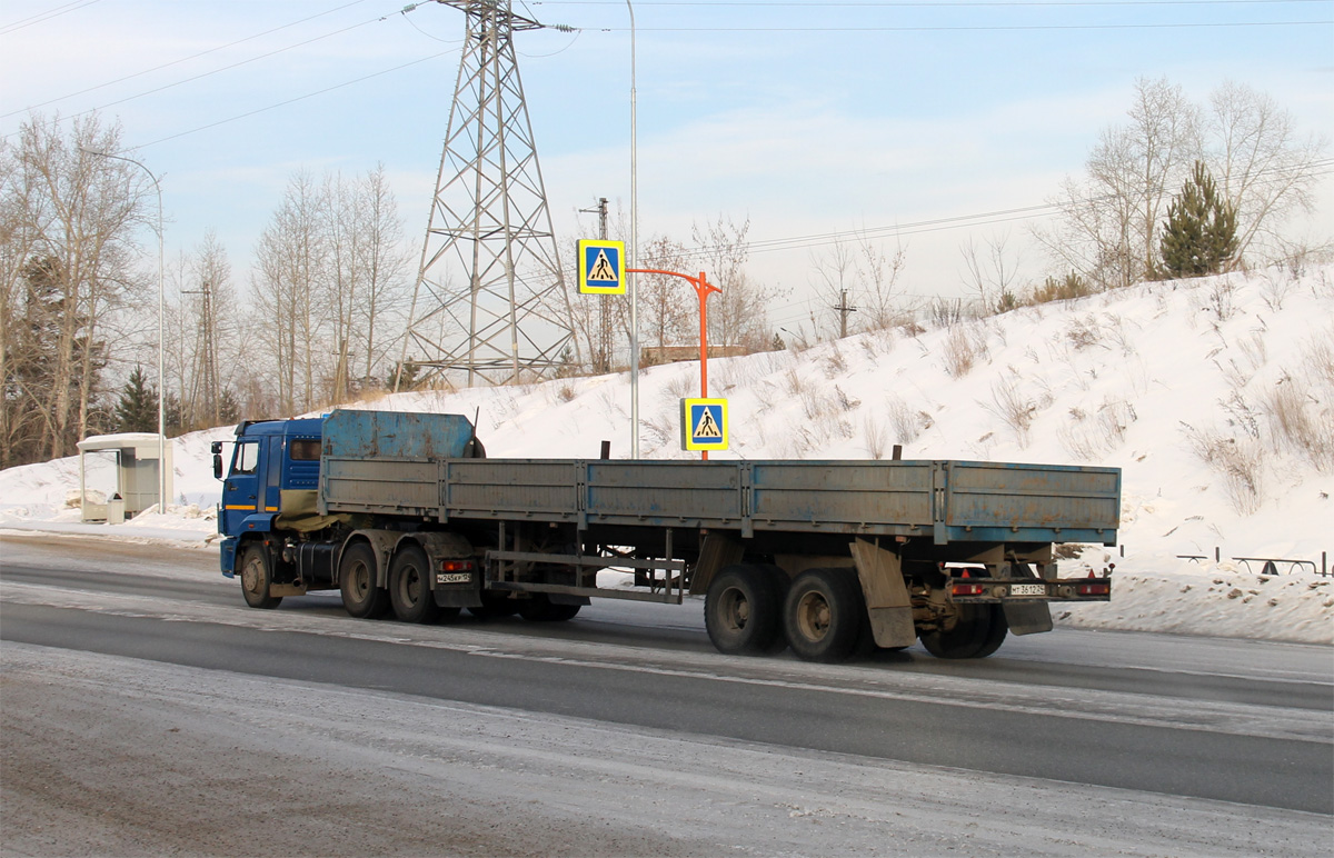 Красноярский край, № Н 245 КР 124 — КамАЗ-65116-A4; Красноярский край, № МТ 3612 24 — Сибтрал (общая модель)