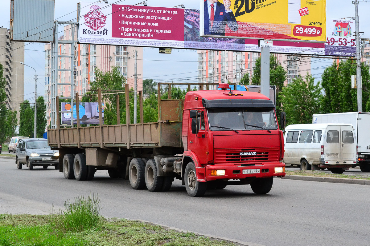 Волгоградская область, № Е 119 ТА 34 — КамАЗ-5410