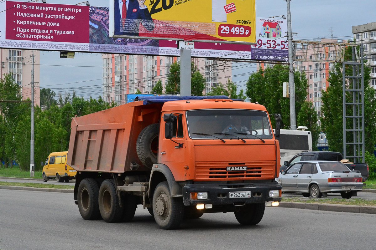 Волгоградская область, № Р 262 ОЕ 34 — КамАЗ-65115 [651150]