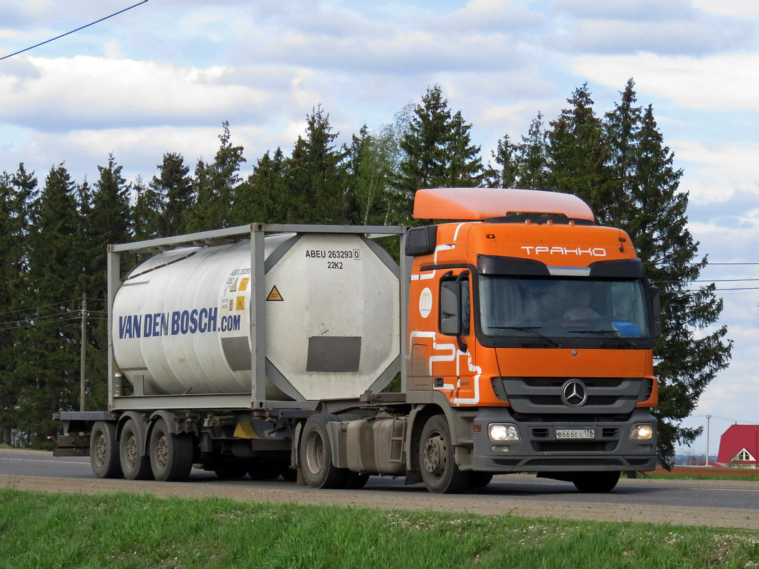 Санкт-Петербург, № В 666 ЕХ 178 — Mercedes-Benz Actros ('2009) 1841