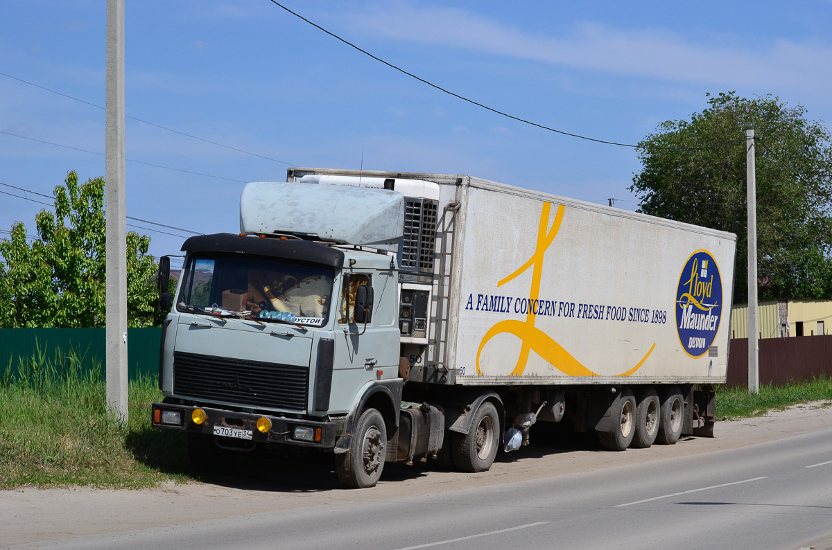 Волгоградская область, № О 703 УЕ 34 — МАЗ-54323