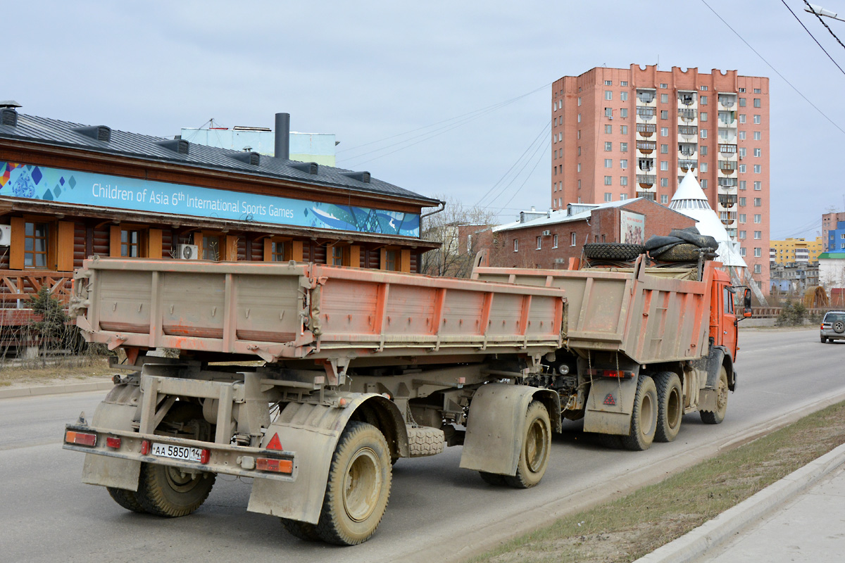 Саха (Якутия), № А 024 ЕН 14 — КамАЗ-65115 [651150]