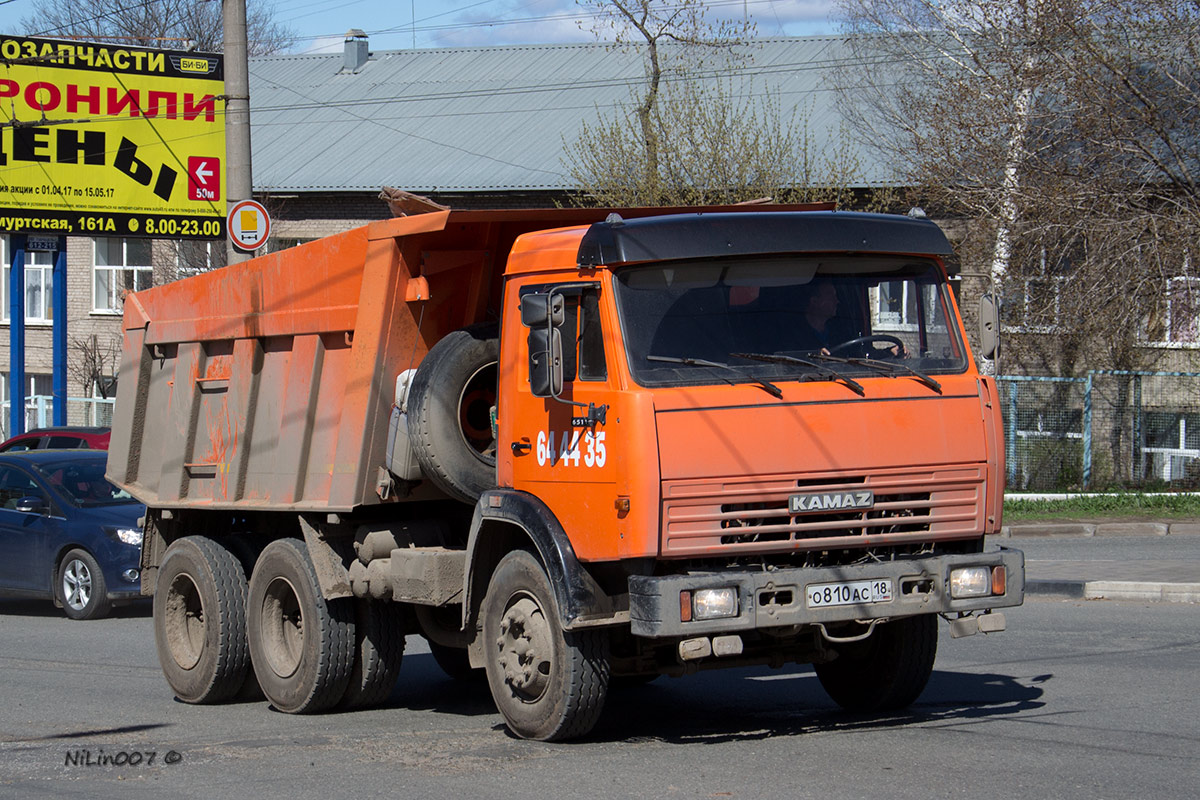 Удмуртия, № О 810 АС 18 — КамАЗ-65115 (общая модель)